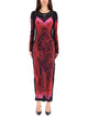 Marine Serre Red Polyamide Dress