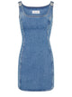 Marine Serre Blue Cotton Dress