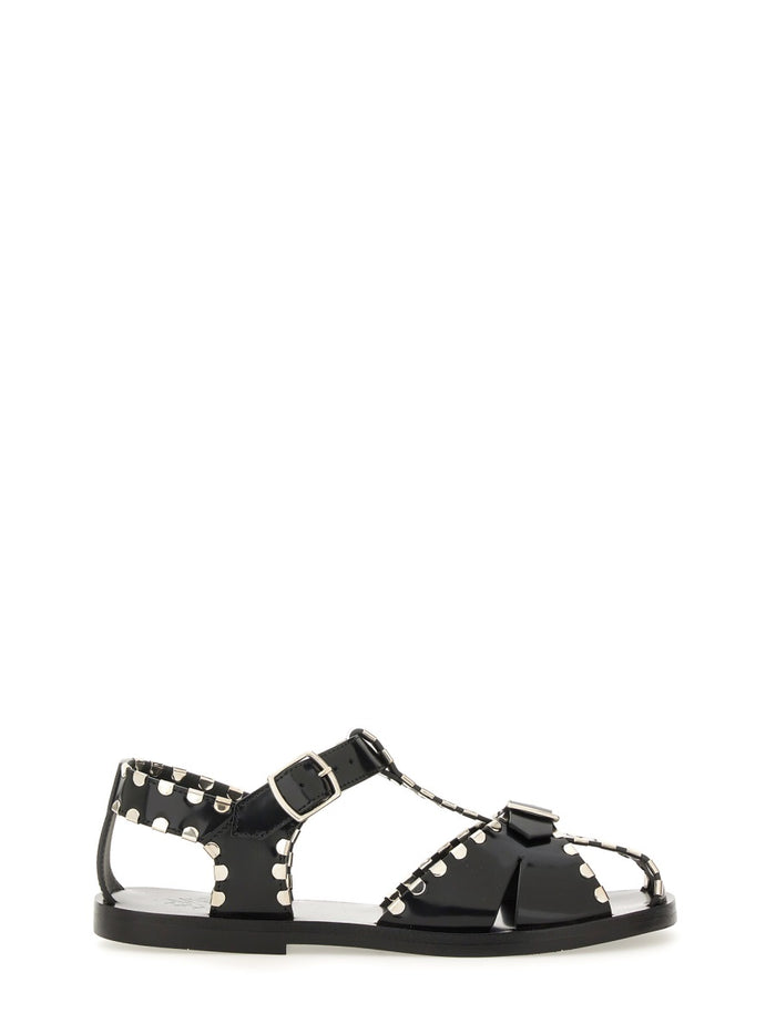 Bally Black Leather Sandals