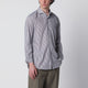Xacus White/Brown Striped Travel Shirt