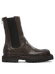 Officine Creative Brown Rubber Ankle Boots