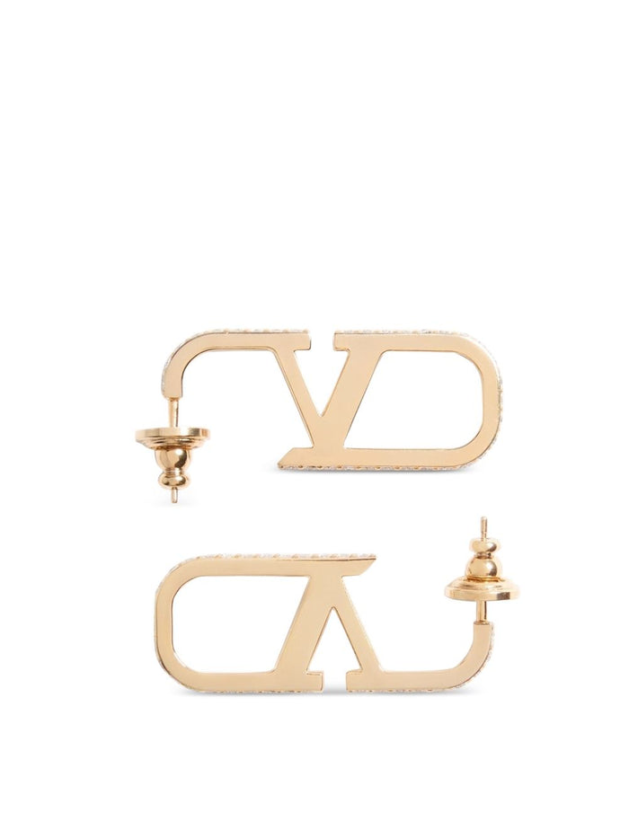 Valentino Garavani Vlogo Signature Strass Earrings