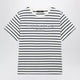 Weekend Max Mara Blue/Écru Striped Cotton Jersey T-Shirt