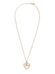 Dolce & Gabbana Heart And Logo Rhinestones Pendant Necklace