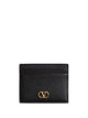 Valentino Garavani Vlogo Signature Grainy Leather Card Holder