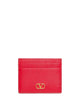 Valentino Garavani Vlogo Signature Grainy Leather Card Holder