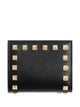 Valentino Garavani Rockstud Grainy Leather Flap Wallet