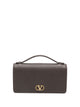 Valentino Garavani Vlogo Signature Leather Wallet On Chain