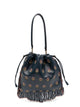 Etro Lamb Leather Acrylic Glass Bag