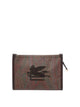 Etro Brown Pegaso Arnica Pouch