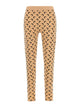 Marine Serre Beige Nylon Leggins
