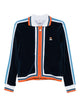 Casablanca Montagne Striped Jacket In Velvet