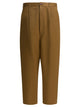 Junya Watanabe Man Brown Cotton Trousers