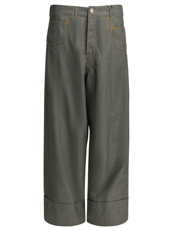 Junya Watanabe Man Casual Pinstripe Pants