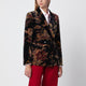 Etro Printed Doublebreasted Velvet Jacket