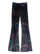 Etro Paisley Print Velvet Pants