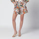 Etro White Shorts With Paisley Print