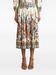 Etro Beige Cotton Floral Paisley Skirts