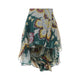 Etro Multicolor Asymmetric Silk Mini Skirt