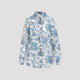 Etro Blue Regular Cotton And Silk Shirt