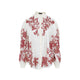 Etro Blouse In Cotton Voile With Floral Print