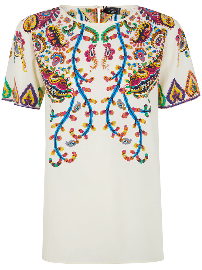 Etro Silk T-Shirt