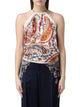 Etro Top Natural Est Amoebas Grabbed By The Neck