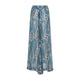 Etro Blue Wide Leg Viscose Pants