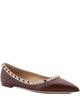 Valentino Rockstud-Embellished Ballet Flats