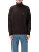 Sporty & Rich Sporty & Rich Wool Turtleneck - Chocolate