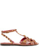 Valentino Garavani Studdy Kidskin Flat Sandals