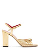 Valentino Garavani Annet 90 Laminated Nappa Leather Sandals