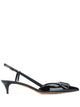 Valentino Garavani Vlogo Signature Leather Slingback Pumps