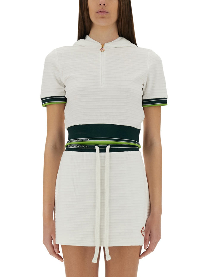 Casablanca Organic Cotton White Top