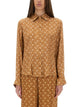 Marine Serre Moon Satin Shirt