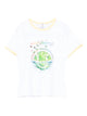 Casablanca T-Shirt Beyond Destiny Longline Ringer