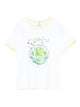 Casablanca Casablanca Longline Ringer Graphic-Print T-Shirt