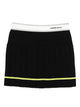 Casablanca Pleated Short Skirt