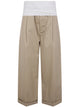 Darkpark "Wendy" Elastic Waist Wide Leg Trousers