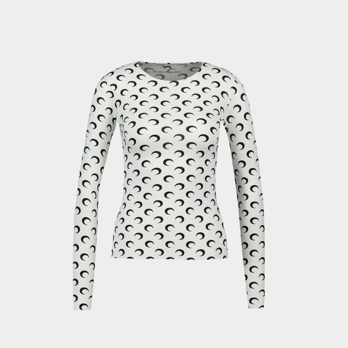 Marine Serre Moon Jersey Second Skin T