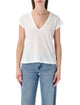 James Perse James Perse Cotton Deep V-Neck Tee