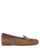 Santoni Brown Suede Loafers