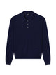 A.p.c. Navy Blue Virgin Wool T-Shirt Polo