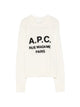 A.p.c. A.p.c. Sweaters In Ecru Laine.