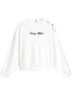 Tommy Hilfiger Gold Btn Script Terry Swtsrt