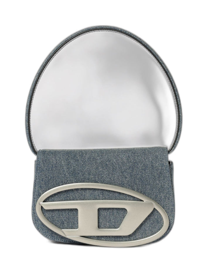 Diesel Blue Denim Oval D Bag