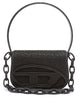 Diesel Black Leather 1Dr Shoulder Bag
