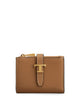 Tod's Tri-Fold Leather Wallet With Strap And Mini T Timeless Accessory