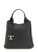 Tod's Black Calf Leather Tote Bag