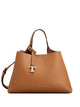Tod's Brown Top Handle Zip Bag